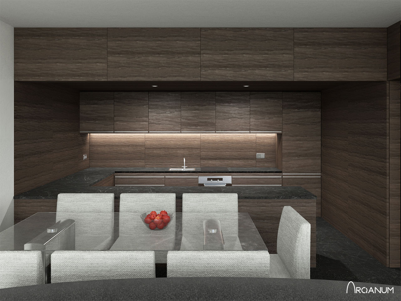 Residential Building in Alicante, kitchen